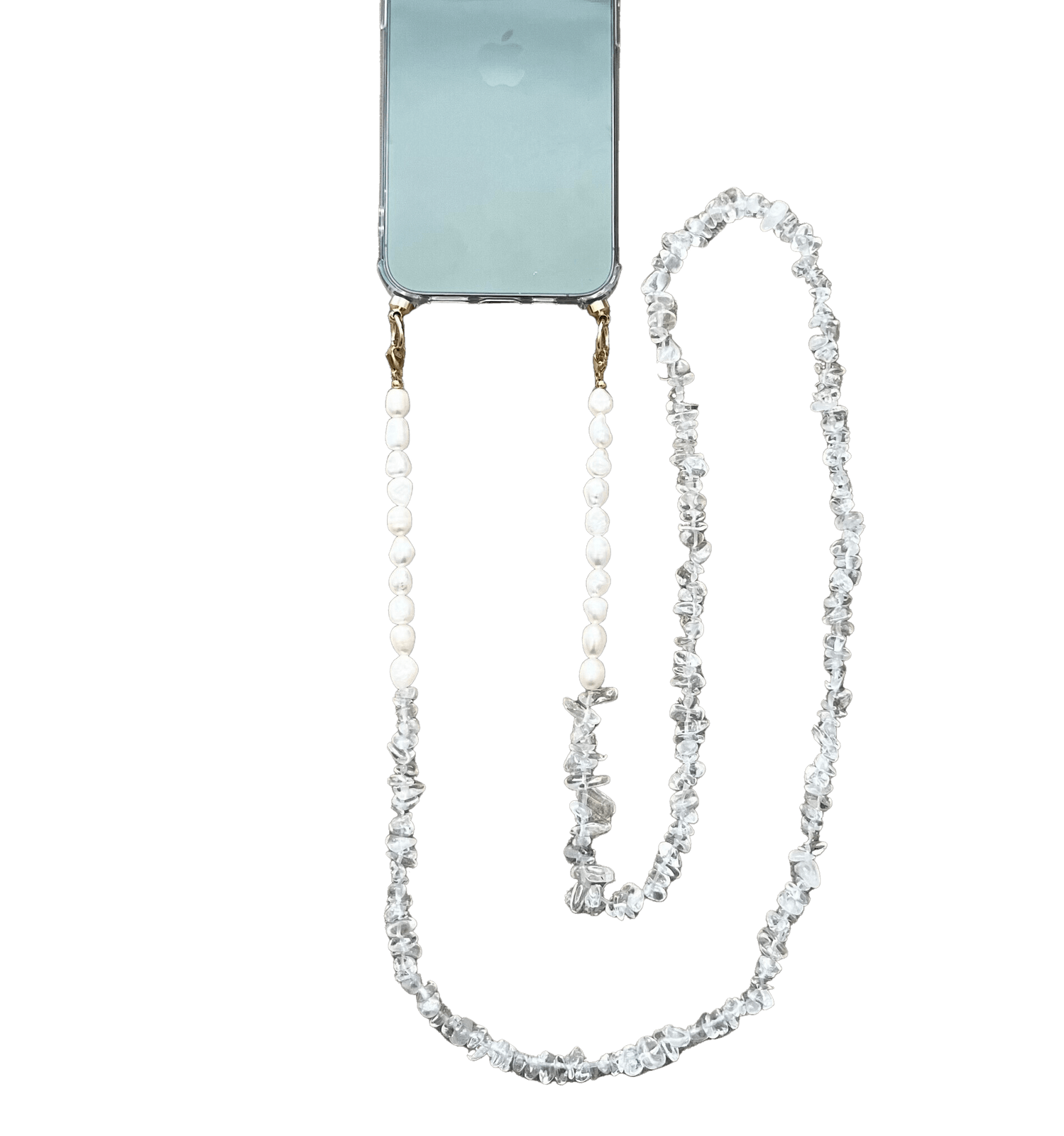 Frozen crystals phonecord with Phone Case (shockproof)