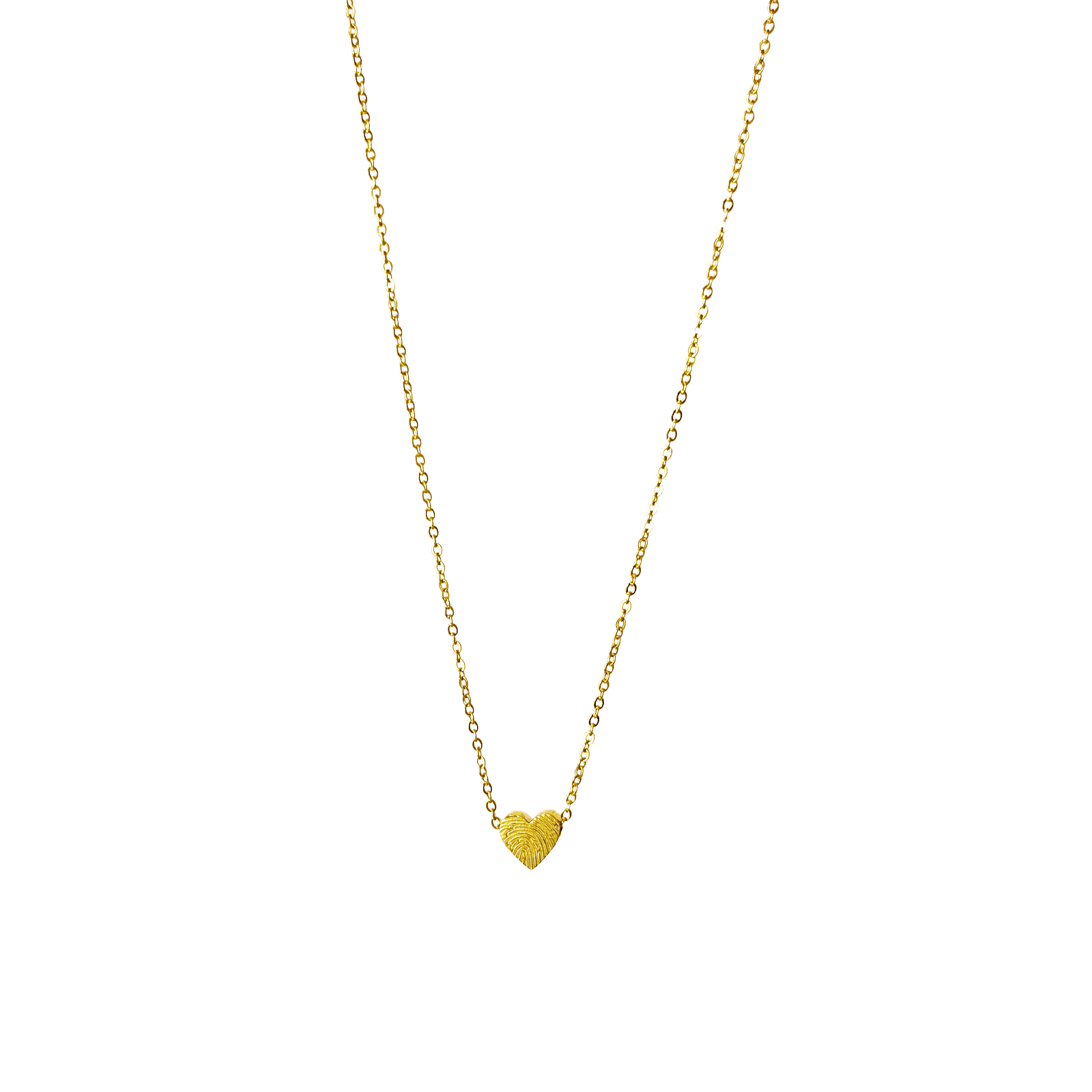 Fingerprint Necklace heart