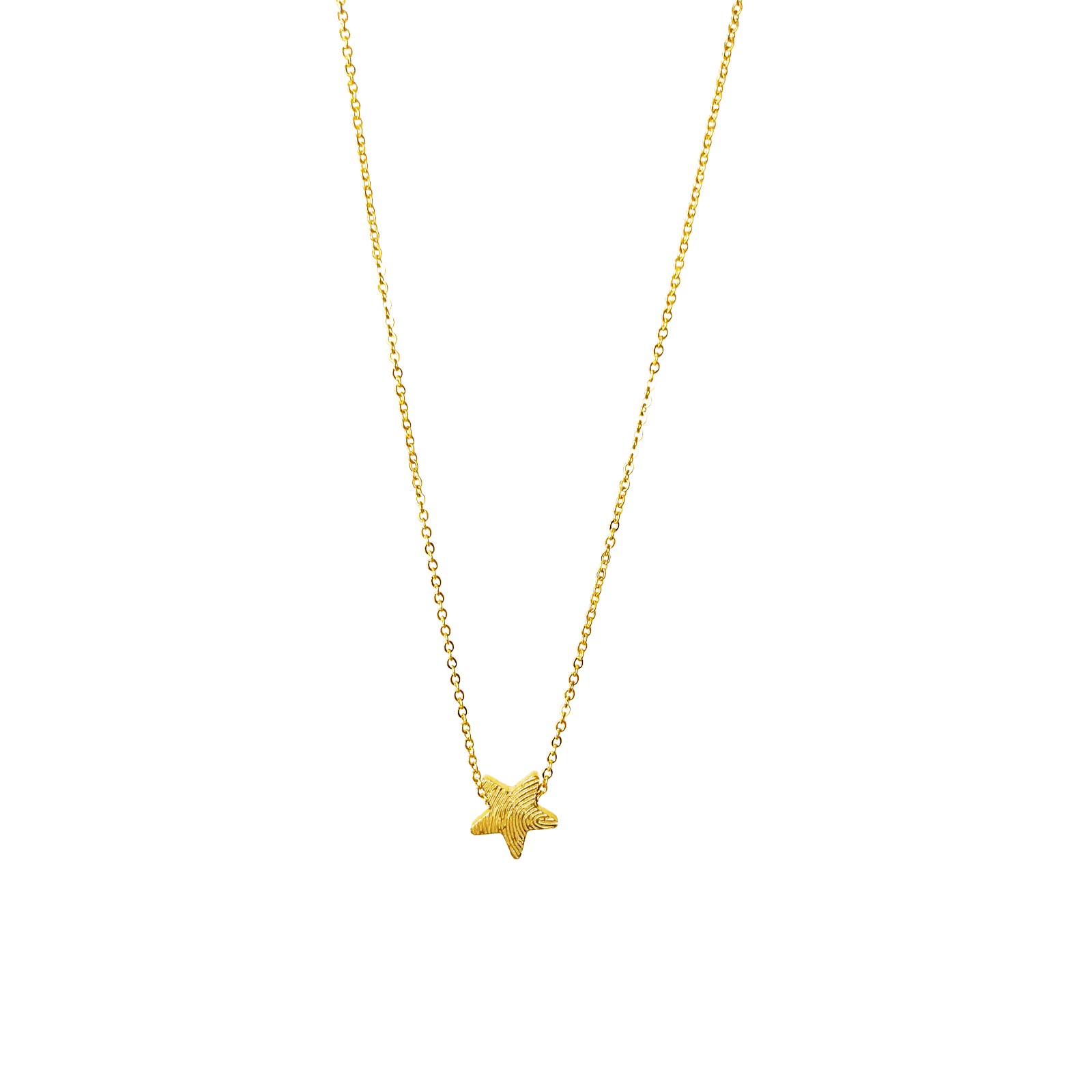 Fingerprint Necklace star
