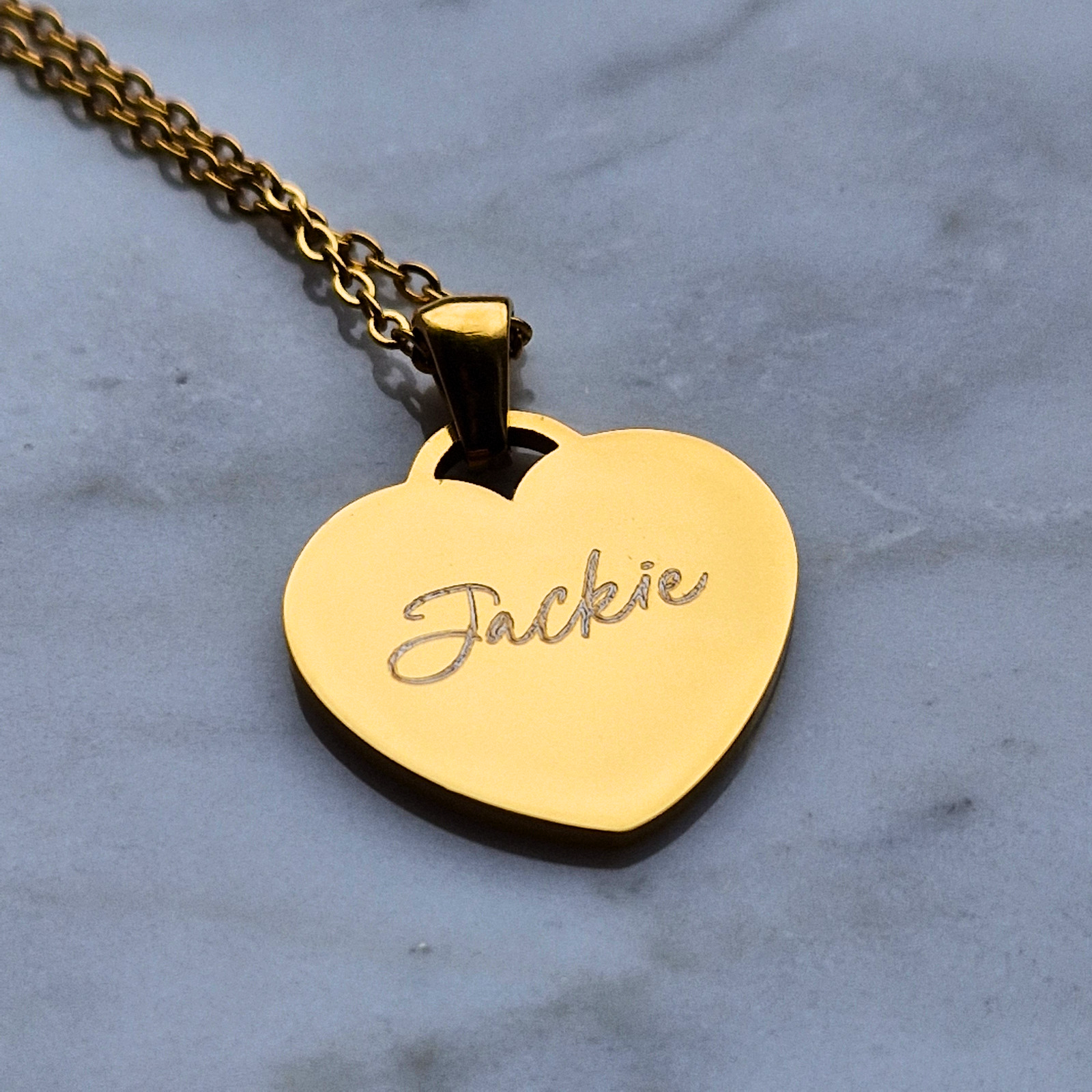 Name Heart Necklace