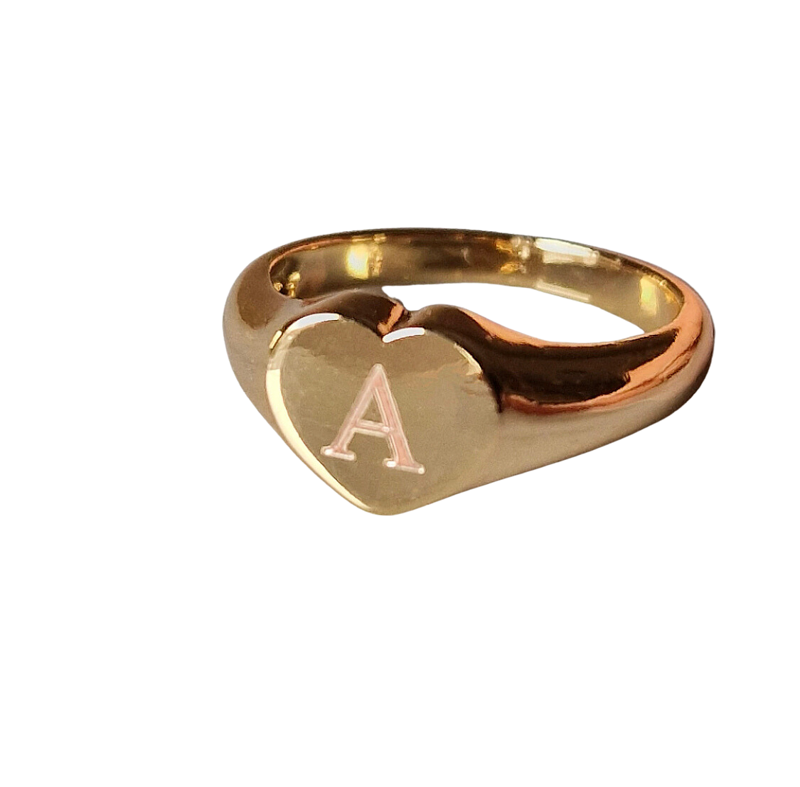 Initial heart ring