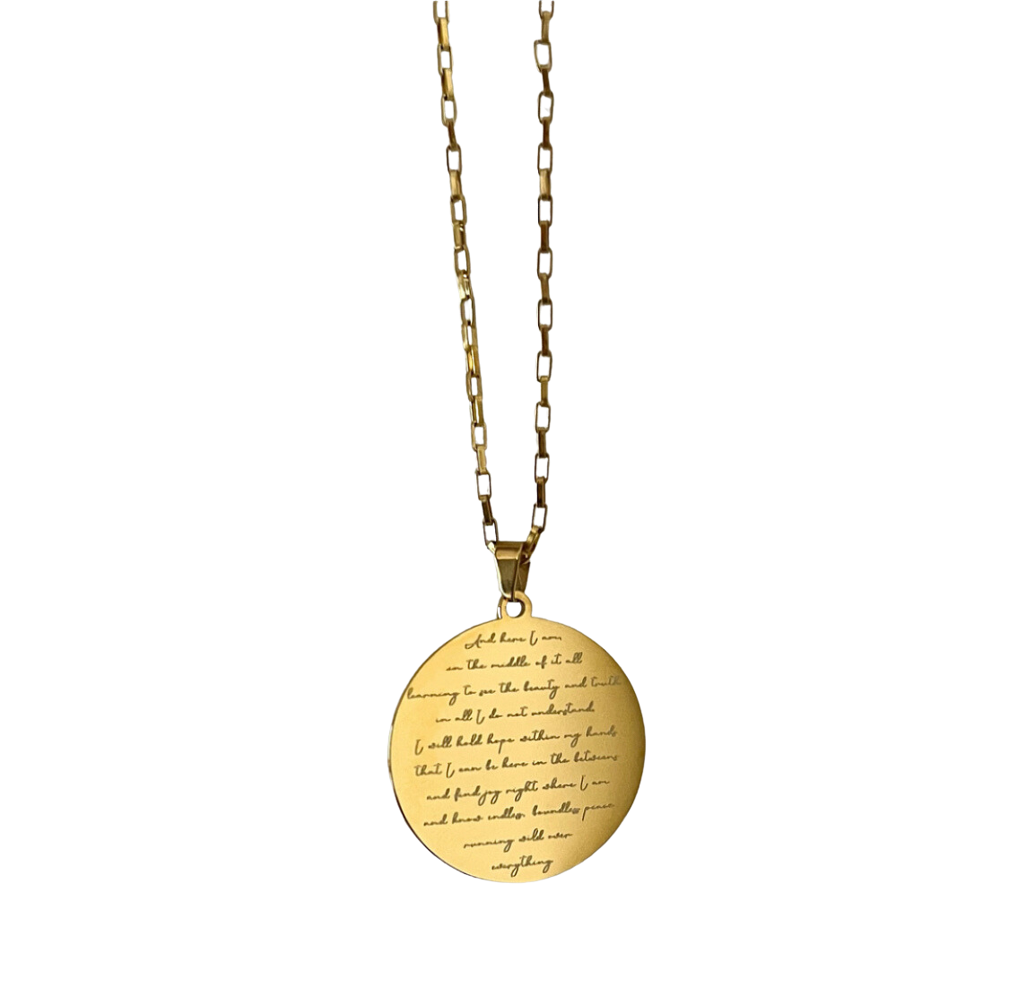 The Quote Necklace