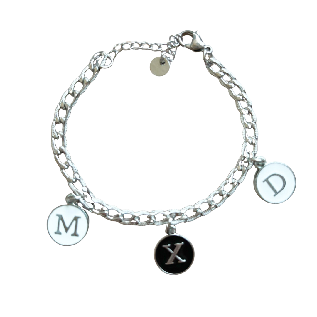 The Initial Bracelet Silver